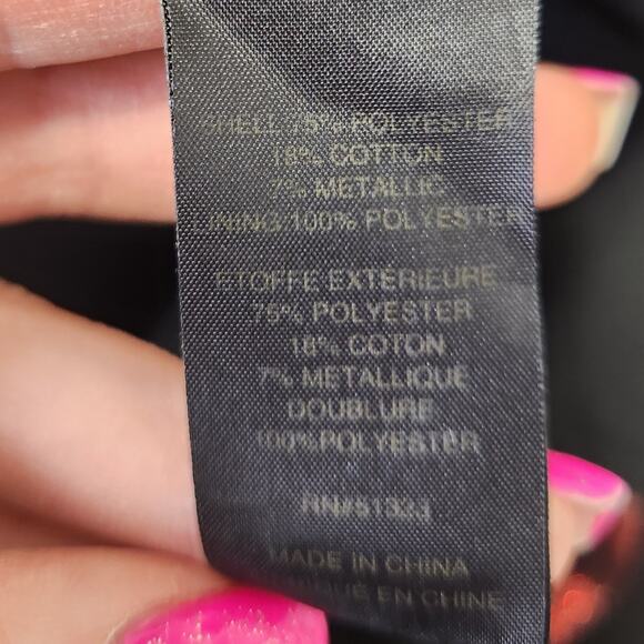 Cynthia Steffe Metallic Floral Dress Size 4 - Picture 14 of 14